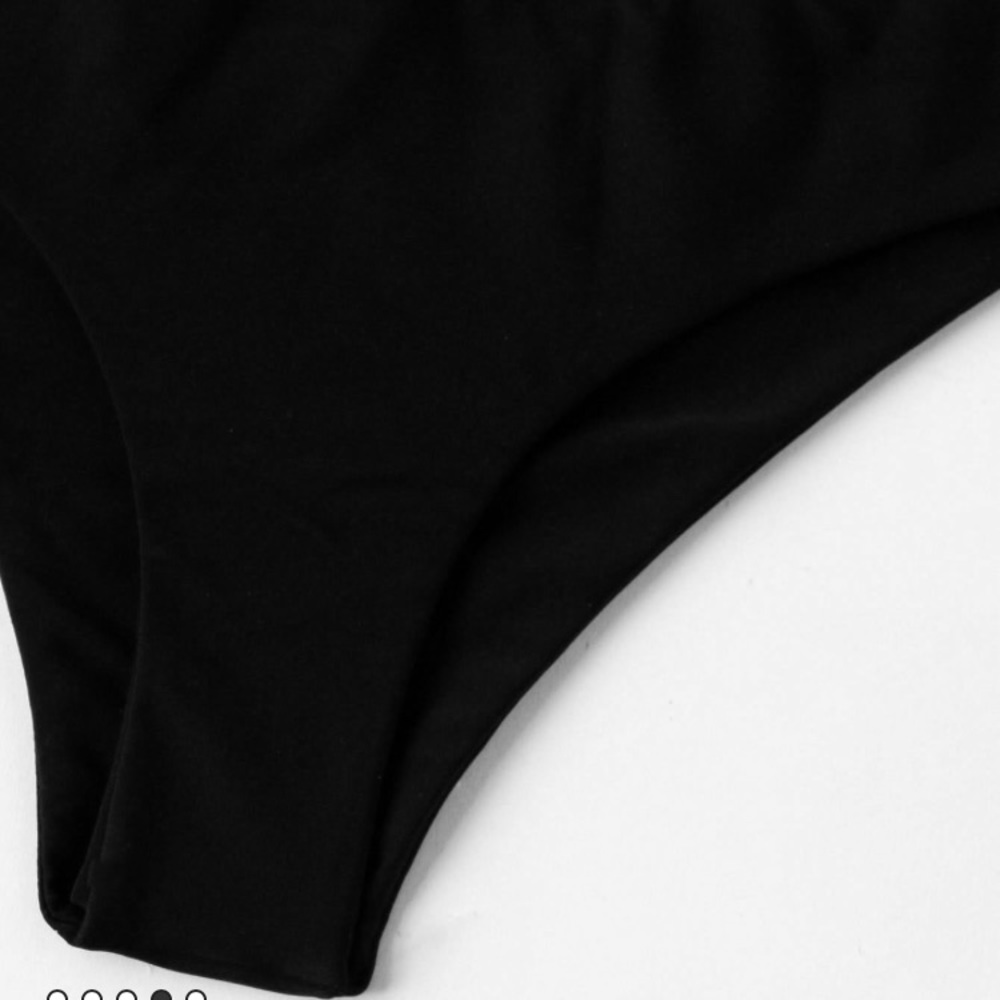 One Shoulder Black Bikini - Picture 3 of 5